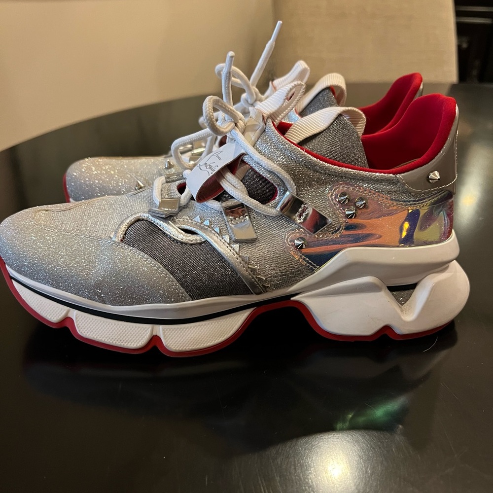 Christian Louboutin Donna Red Runner Womens sneakers